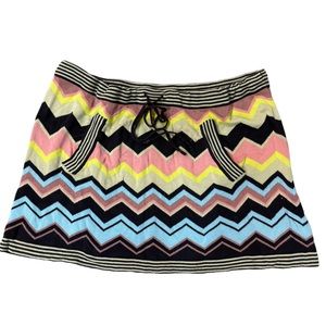 Missing for target striped skirt